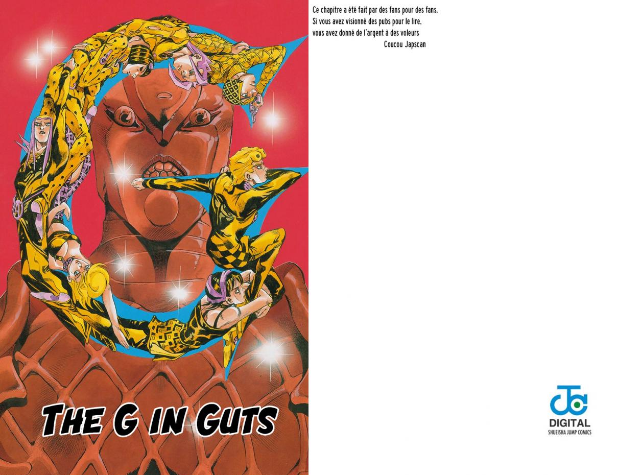 JoJo's Bizarre Adventure Part 5 Vento Aureo [Official Colored] Vol. 10 Ch. 85 The G in Guts